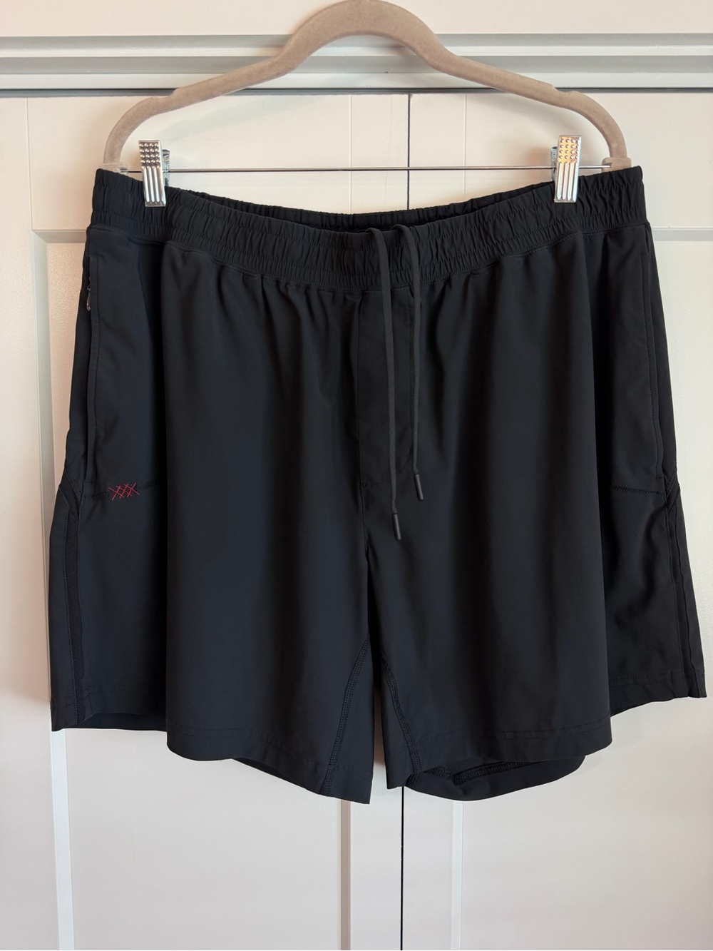 Rhone Men's 7” Black Versatility Shorts Unlined, Size XXL - 0193
